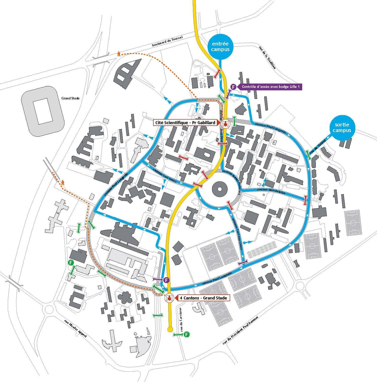 mapa Lille-eskola