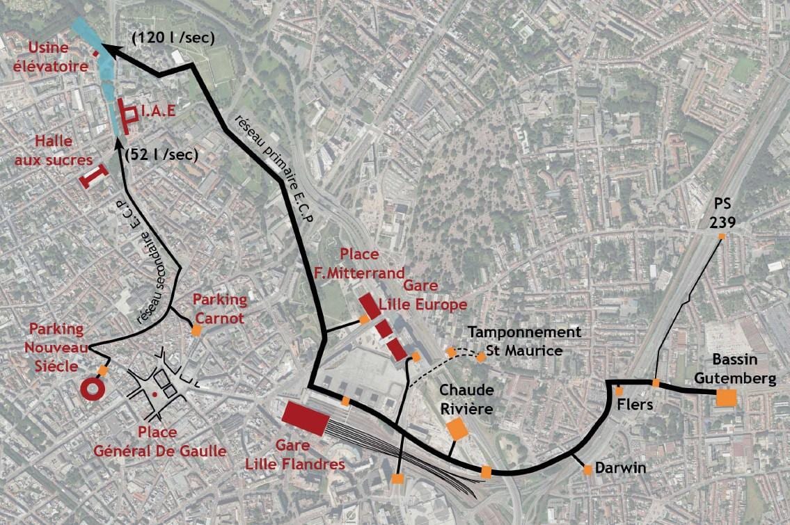 mapa Lille-itsasontzi