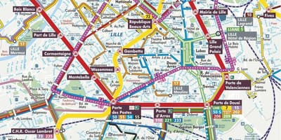 Kale-mapa Lille (frantzia