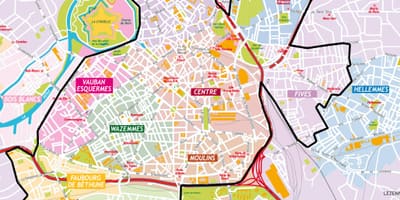 Mapa Lille auzo