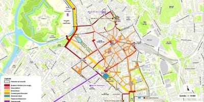 Mapa Lille braderie