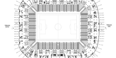 Mapa Lille stadium