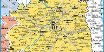 Mapa Lille-egoera